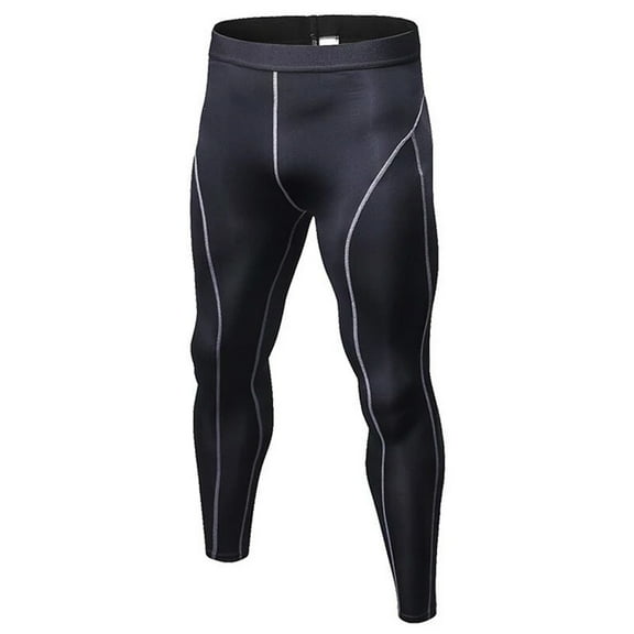 Mens Dry Fit Compression Leggings Sport Pants