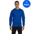 thumbnail image 1 of Mens DryBlend 5.6 oz 50/50 Long-Sleeve T-Shirt 3 Pack, 1 of 2