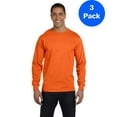 thumbnail image 1 of Mens DryBlend 5.6 oz 50/50 Long-Sleeve T-Shirt 3 Pack, 1 of 2