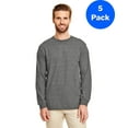 thumbnail image 1 of Mens DryBlend 5.6 oz 50/50 Long-Sleeve T-Shirt 5 Pack, 1 of 2
