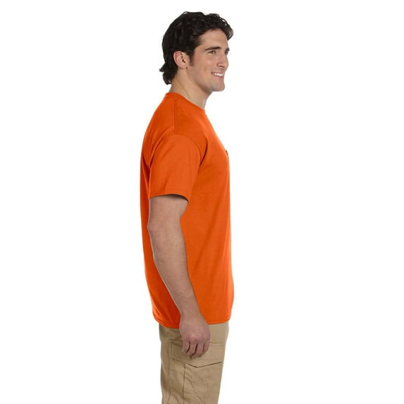 Mens DryBlend 5.6 oz 50/50 Pocket T-Shirt 10 Pack