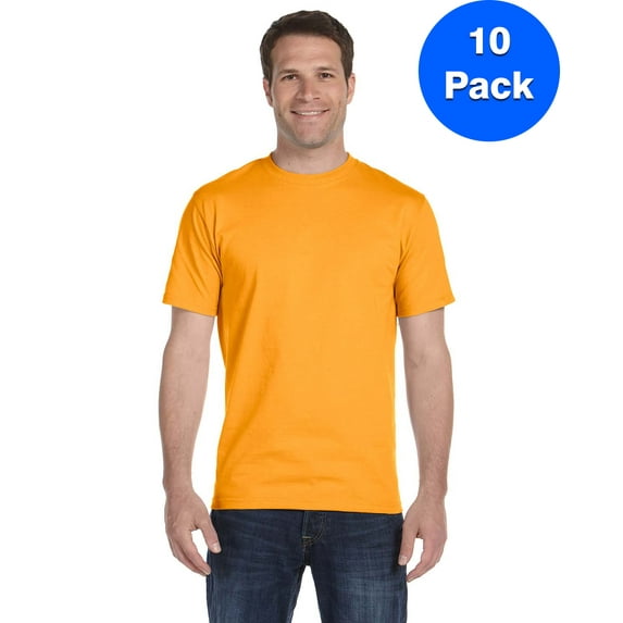 Mens DryBlend 5.6 oz., 50/50 T-Shirt 10 Pack