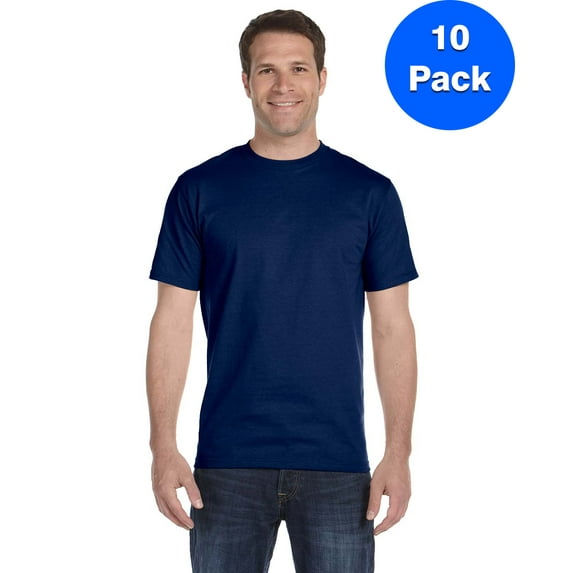 Mens DryBlend 5.6 oz., 50/50 T-Shirt 10 Pack