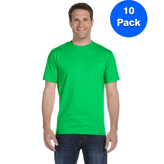 Mens DryBlend 5.6 oz., 50/50 T-Shirt 10 Pack