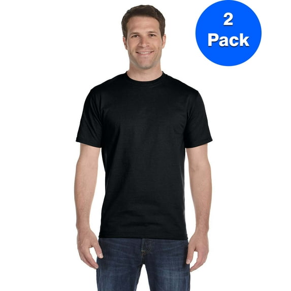 Mens DryBlend 5.6 oz., 50/50 T-Shirt 2 Pack