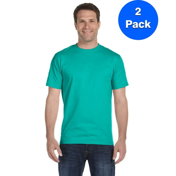 Mens DryBlend 5.6 oz., 50/50 T-Shirt 2 Pack