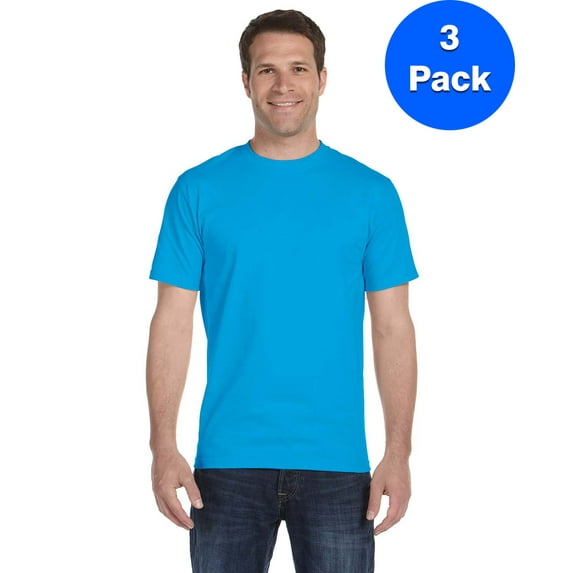 Mens DryBlend 5.6 oz., 50/50 T-Shirt 3 Pack