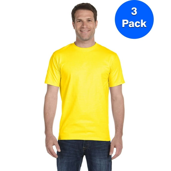Mens DryBlend 5.6 oz., 50/50 T-Shirt 3 Pack