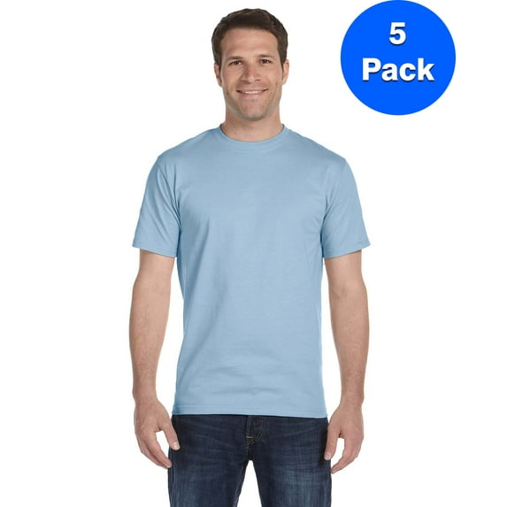 Mens DryBlend 5.6 oz., 50/50 T-Shirt 5 Pack