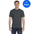 thumbnail image 1 of Mens DryBlend 5.6 oz., 50/50 T-Shirt 5 Pack, 1 of 2