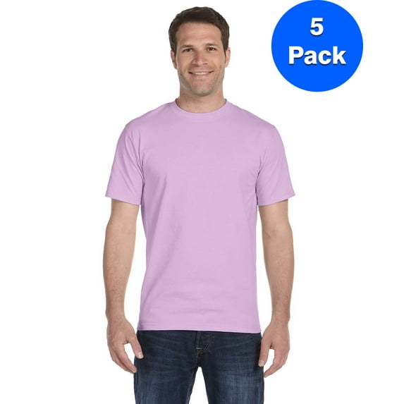 Mens DryBlend 5.6 oz., 50/50 T-Shirt 5 Pack