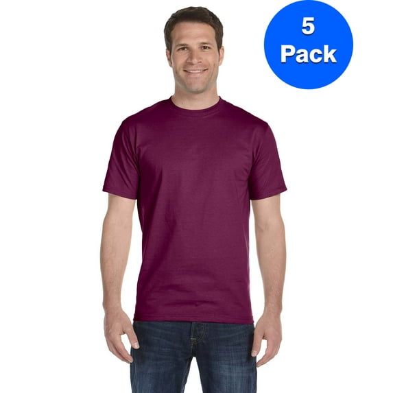 Mens DryBlend 5.6 oz., 50/50 T-Shirt 5 Pack