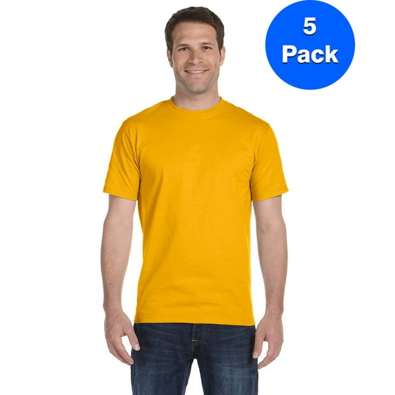 Mens DryBlend 5.6 oz., 50/50 T-Shirt 5 Pack