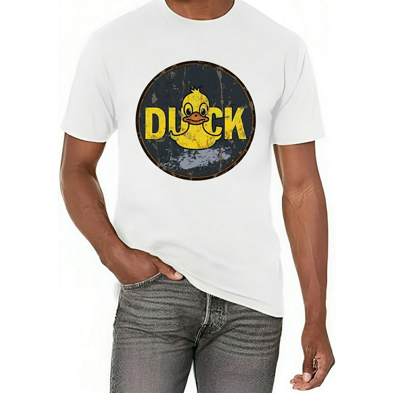 Mens Duck Birthday Gifts Shirts White 4X Large Walmart