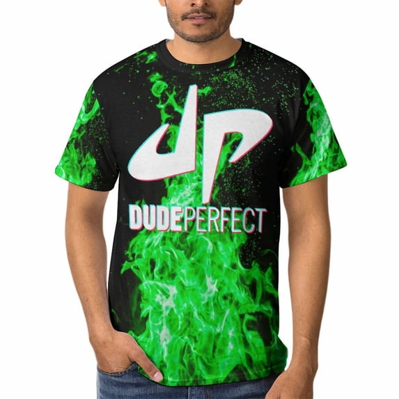 Mens Dude Perfect T-Shirts, Unisex Crew Neck Shirts, Casual Short Shirts, Short Sleeve Tops for Adults