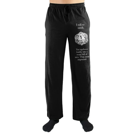 Mens Dungeons And Dragons Pants DAD Mens Sleep Wear-Small