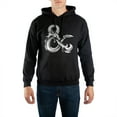 thumbnail image 1 of Mens Dungeons and Dragons Graphic Black Hooded Sweatshirt-6XL, 1 of 2