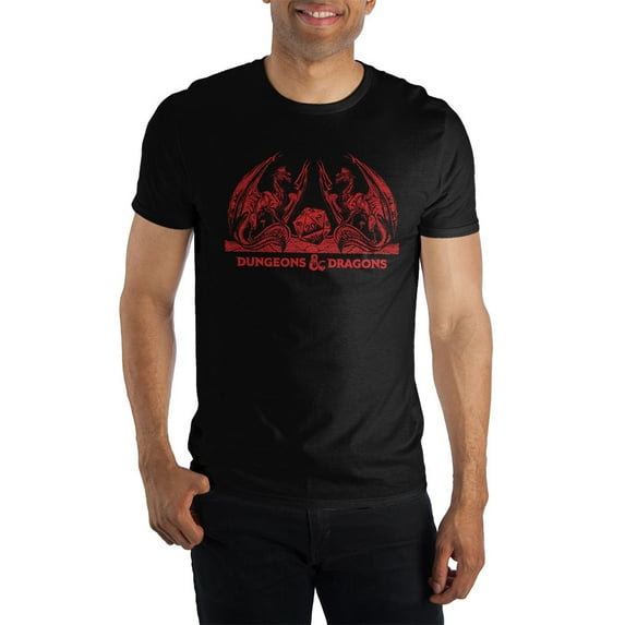 Mens Dungeons and Dragons Shirt DAD Mens Graphic Tee-XX-Large
