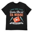 thumbnail image 1 of Mens ER Nurse Shirt Funny Grandma Emergency Nurse Grandmother T-Shirt Black, 1 of 5