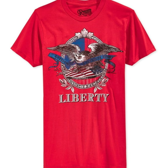 Mens Eagle Liberty Graphic T-Shirt
