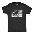 thumbnail image 1 of Mens Eagle Over Grunge Flag Funny T shirts Vintage Cool Novelty Shirts USA T shirt Graphic Tees, 1 of 7