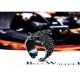 thumbnail image 1 of Mens Eagle Ring Titanium Steel Plated Bold Fashion Jewelry Durable Statement Band Unique Design Versatile Accessory, 1 of 7