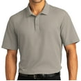 thumbnail image 1 of Mens Easy-Care Stain-Resistant Short Sleeve Polo Shirt, Small Gusty Gray, 1 of 5