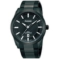 thumbnail image 1 of Mens Easy Style Watch - Black IP Case and Bracelet - Date Window, 1 of 4