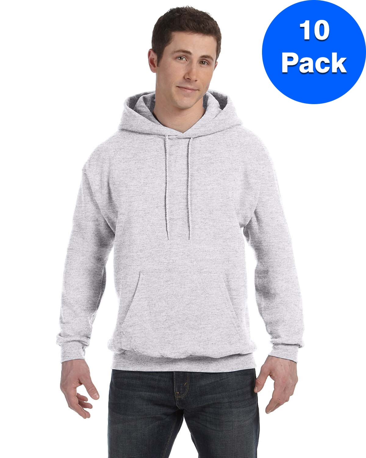 Mens Ecosmart Hooded Sweatshirt P170 (10 PACK)