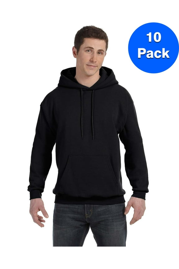 Mens Ecosmart Hooded Sweatshirt P170 (10 PACK)