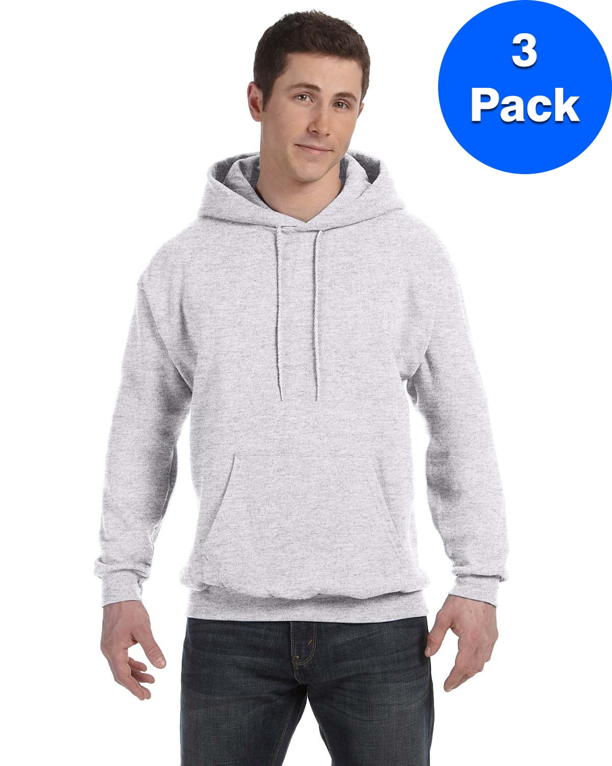 Mens Ecosmart Hooded Sweatshirt P170 (3 PACK)