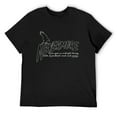 thumbnail image 1 of Mens Edgar Allen Poe, Nevermore, Literature gift, for men & Round Neck T-Shirt Black Medium, 1 of 5