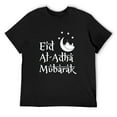 thumbnail image 1 of Mens Eid Al Adha Mubarak Islamic Novelty For Muslims Men T-Shirt Black X-Large, 1 of 5