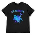 thumbnail image 1 of Mens Eid Mubarak For Kids Happy Eid Eid Muslim Holiday Arab Islam Round Neck T-Shirt Black Small, 1 of 5