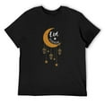 thumbnail image 1 of Mens Eid Mubarak Funny Graphic For Muslims T Shirt Black 3X-Large, 1 of 5