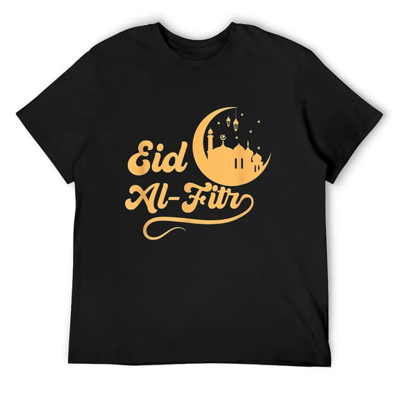 Mens Eid al Fitr T-Shirt Black 2X-Large