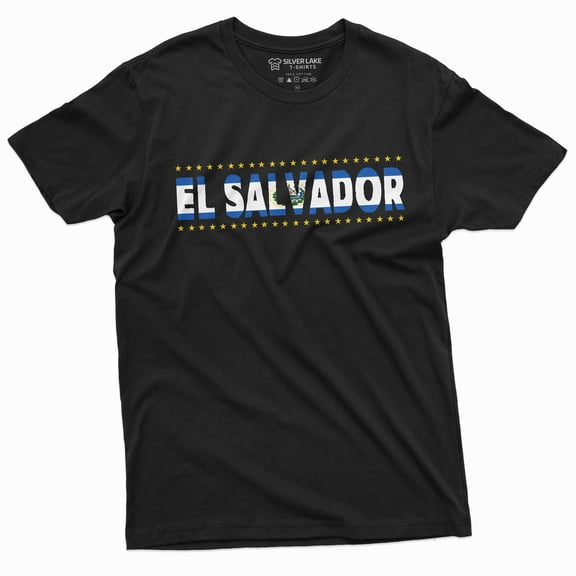 Mens El Salvador T-Shirt Flag Patriotic Gifts Salvadori Coat Of Arms Gifts For Him Her