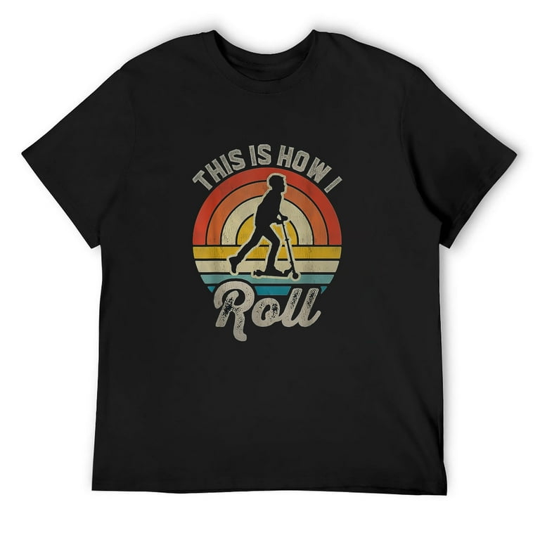 This Is How I Roll Shirt. Retro Style Scooter T-Shirt This Is How I Roll Shirt. Retro Style Scooter T-Shirt
