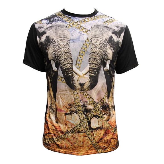 Mens Elephant Brigade Sublimation T-Shirt - Large