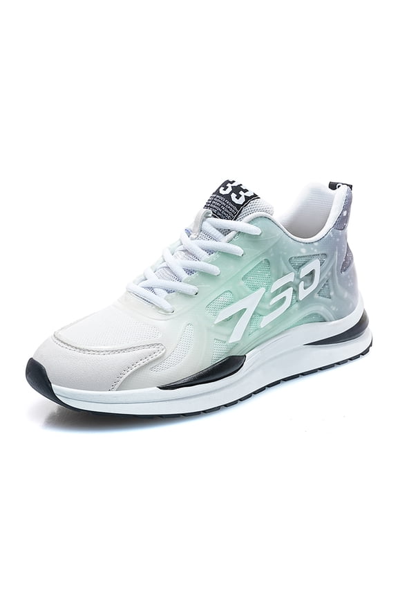 Mens Elevator Sneakers Invisible Height Increasing Elevator Shoes cloud runners 2.4" boost Taller Lightweight Breathable Mesh Upper Hidden Heel Trainers Lace-up Sports Shoes Green 39