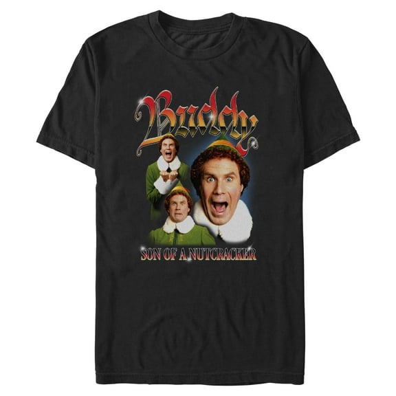 Mens Elf Buddy Son of a Nutcracker Portraits T Shirt