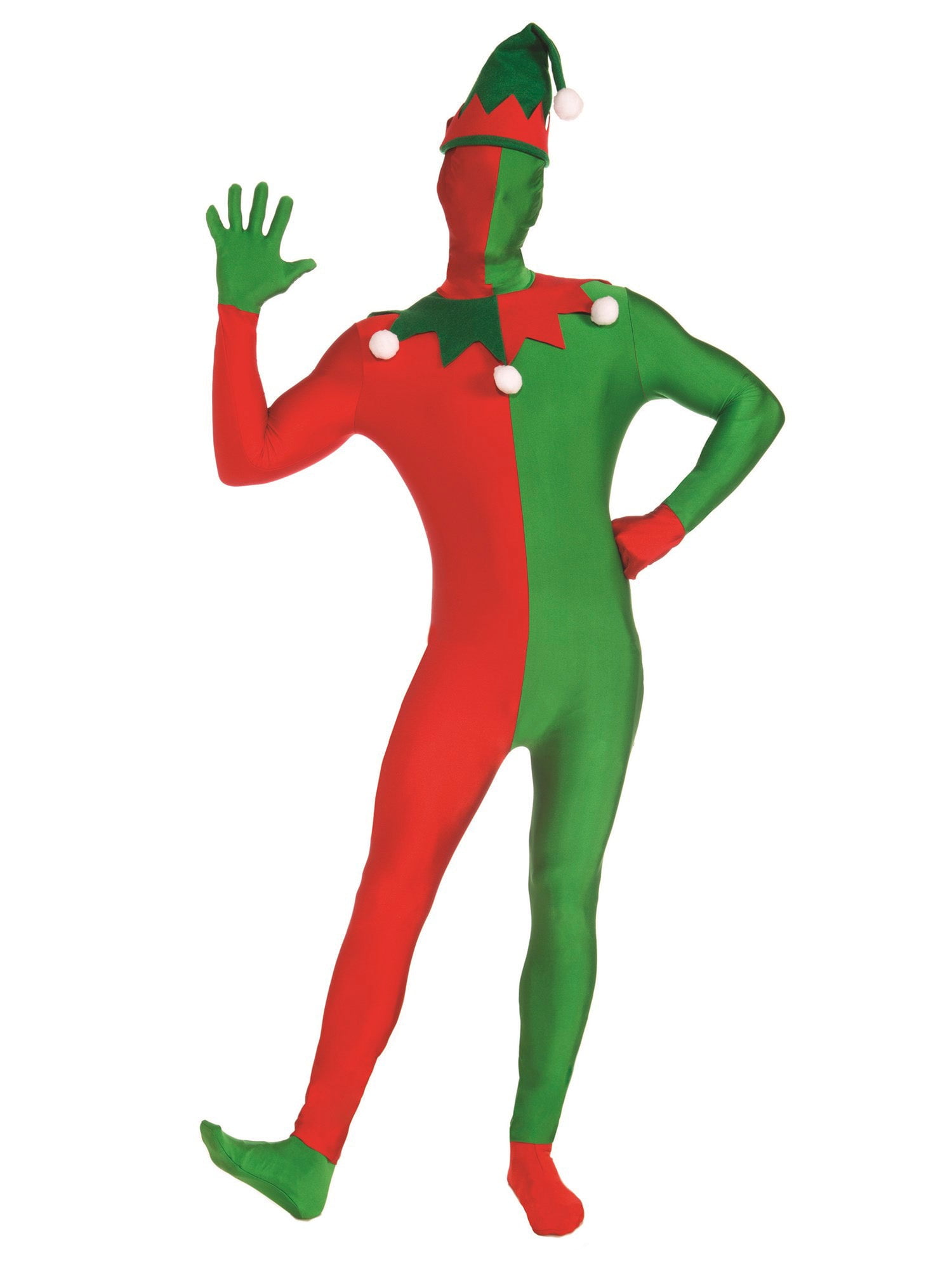 Mens Elf Suit Disappearing Man Adult Costume Male Chest Size 44