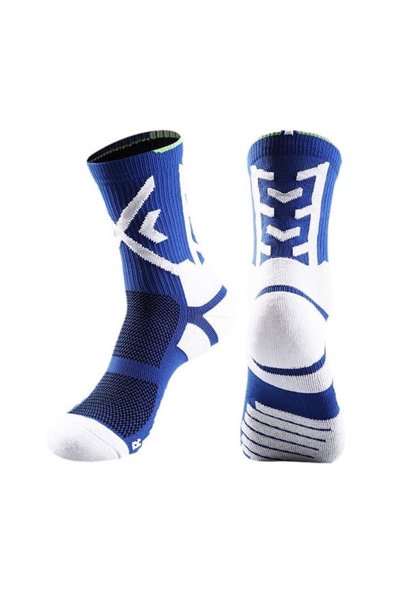 Mens Elite Basketball Socks Sport Socks Anti Slip Men Football Socj T5Y9