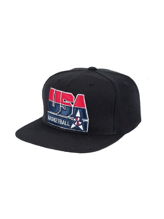 Mens Embroidery Baseball Hat USA Stitched Basketball Cap Summer Outdoor Sports Dad Hat Black