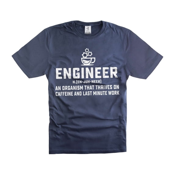Mens Engineer T-shirt Funny Engineer Shirts Engineer Joke T-Shirt Engineer Gift Ideas Shirt For Men (4X-Large Navy Blue)