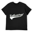 thumbnail image 1 of Mens Epidemiology Typographical Distressed Design T-Shirt Black, 1 of 5