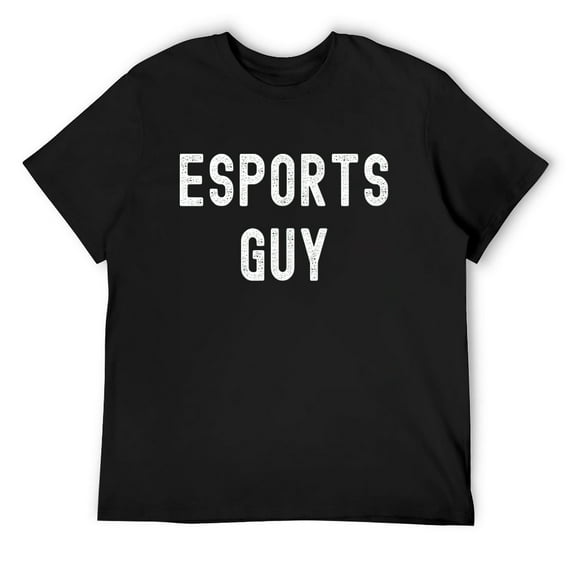 Mens Esports Lover Gift, Esports Guy T-Shirt Black Medium