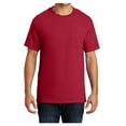 thumbnail image 1 of Mens Essential Cotton T Shirt with Pocket Red 4XL, 1 of 6