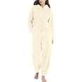 thumbnail image 1 of Mens Essentials Juebong Unisex Adult Bear Sleepwear Onesie Winter Pocket Loose Funny Thicken Pajamas, 1 of 4