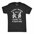 thumbnail image 1 of Mens Every Bunny Was Kung Fu Fighting T Shirt Funny Graphic Tee Cool Easter Gift Fun Graphic Tees, 1 of 9